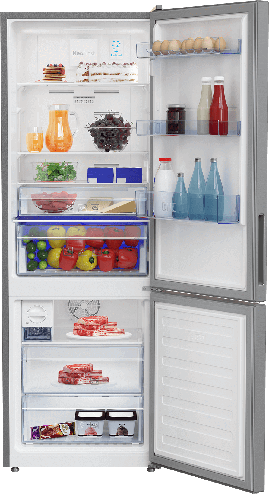 Fridge Freezer Freezer Bottom 60 Cm Rcnt340i50vp Beko