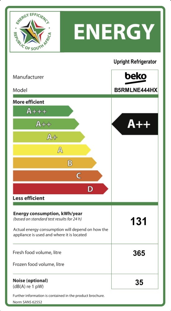 Fridges Energy Efficient Fridge BEKO
