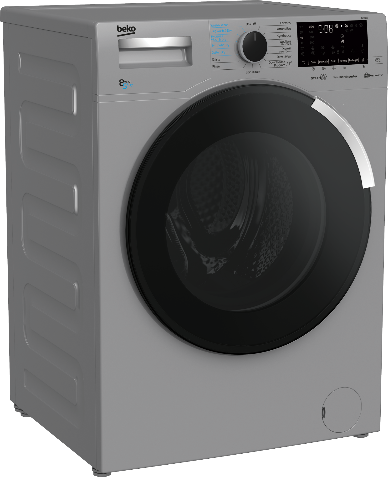Freestanding Washer Dryer (8 kg / 5 kg, 1400 rpm) BWD 100 BEKO