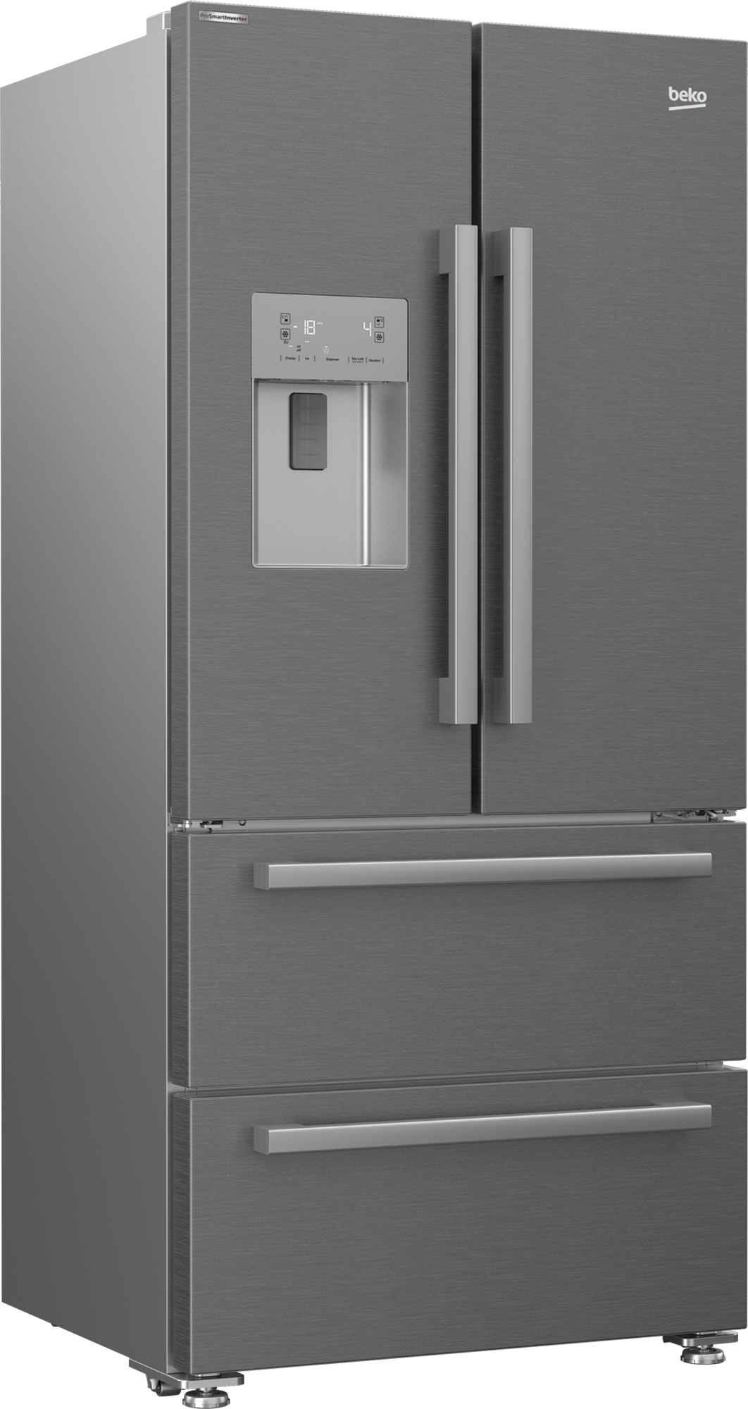 Fridge Freezer (Multidoor, 84 cm) GNE60532DX BEKO