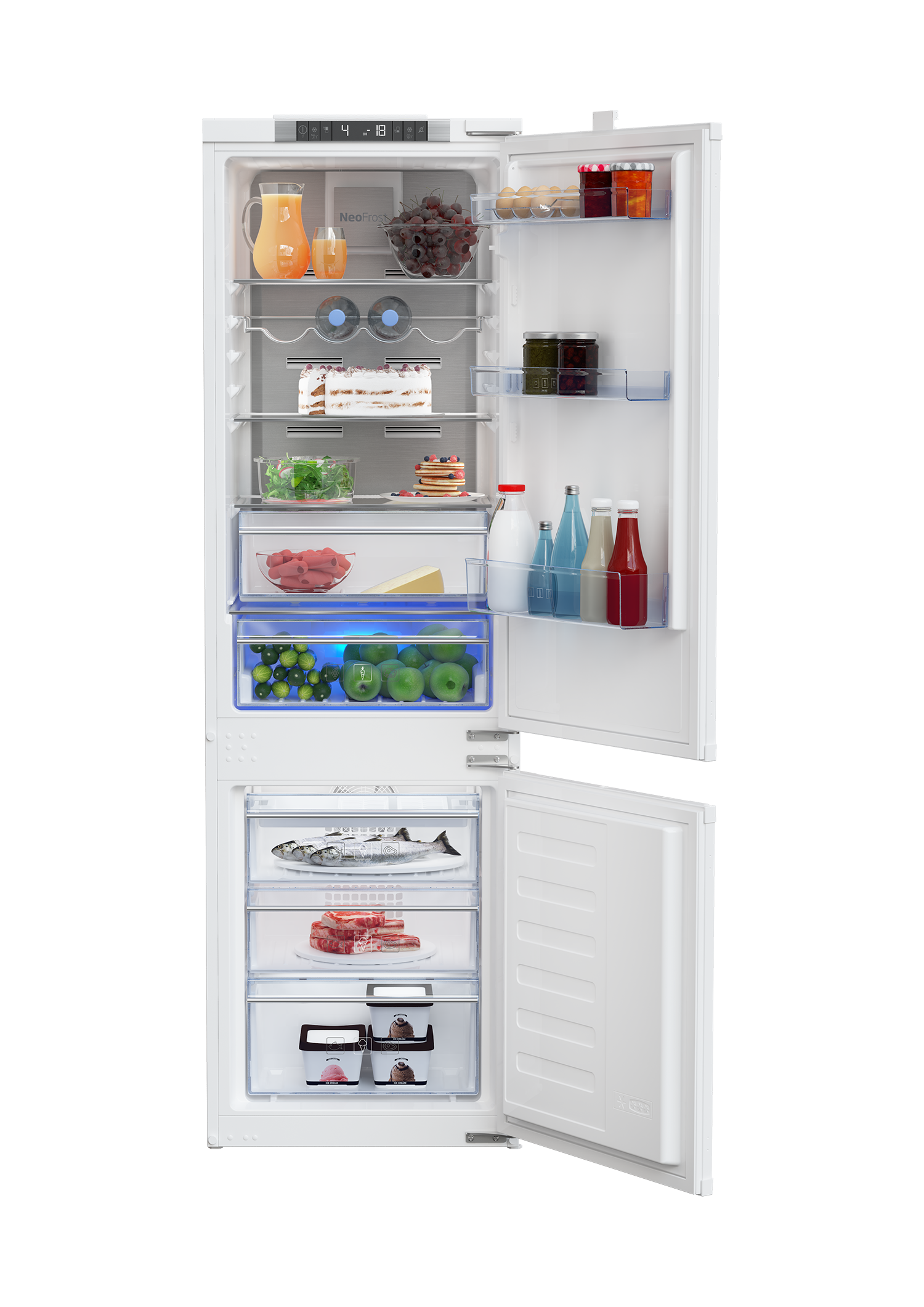Beko built on sale in refrigerator