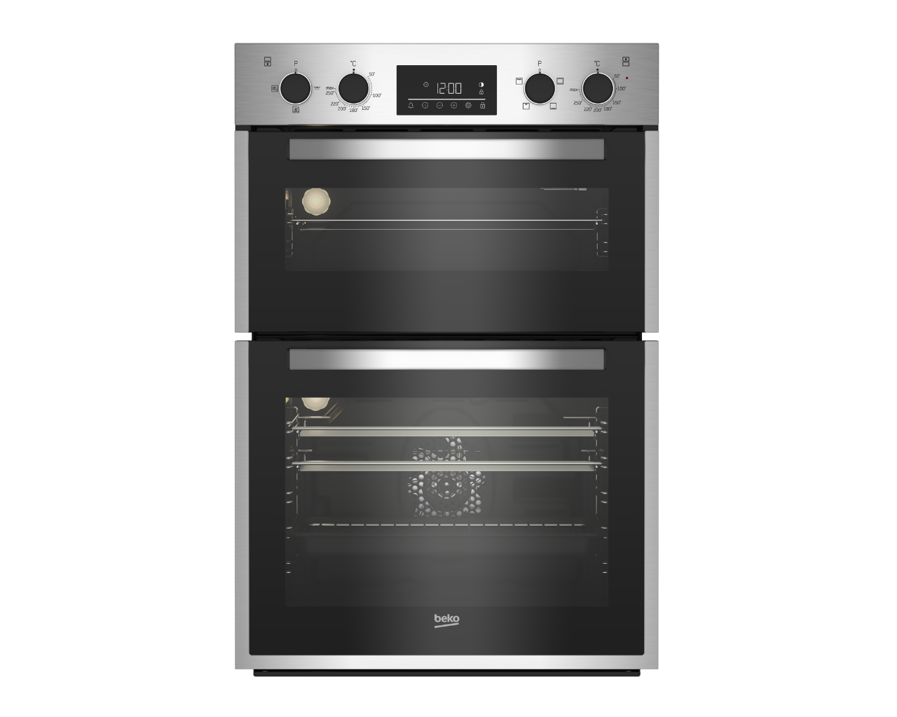 Built In Oven 90 cm Double 75 L BBDF26300X BEKO