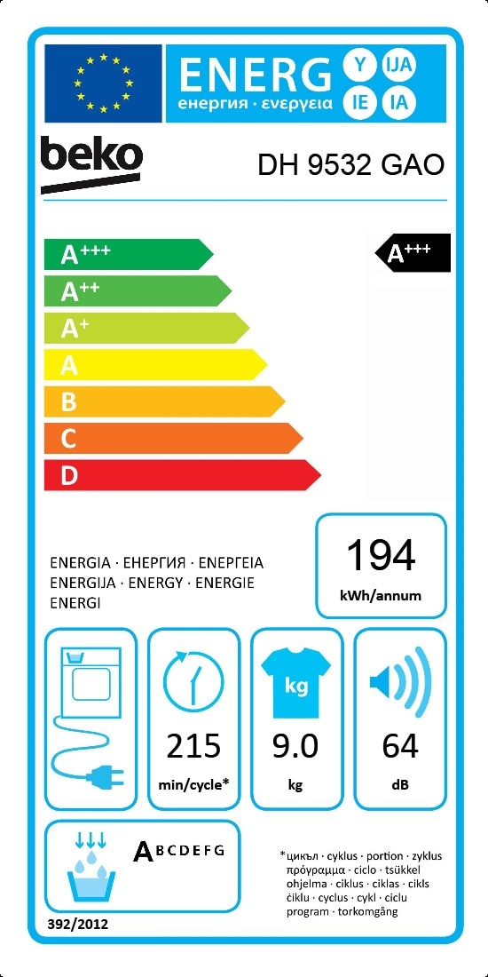 Secadora con bomba de calor BEKO DPU 7360 X 7Kg A+