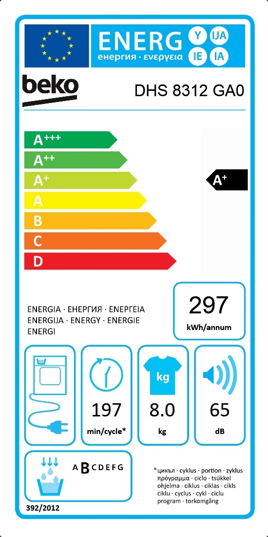 secadora beko 8312