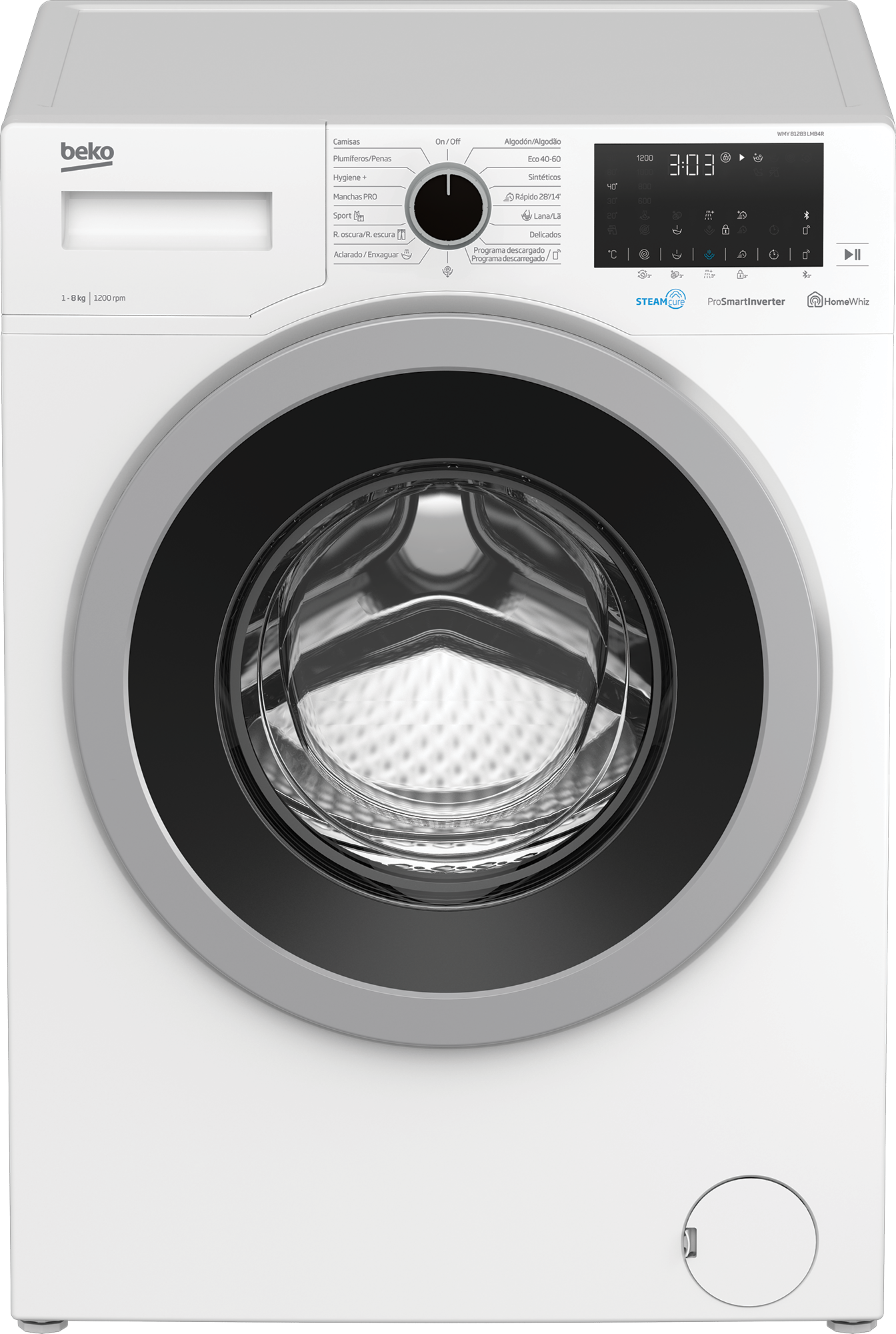 Beko *DISCONTINUADO* WMY71283LMXB3 - Lavadora 7 Kg 1200 Rpm Clase A+++ Inox