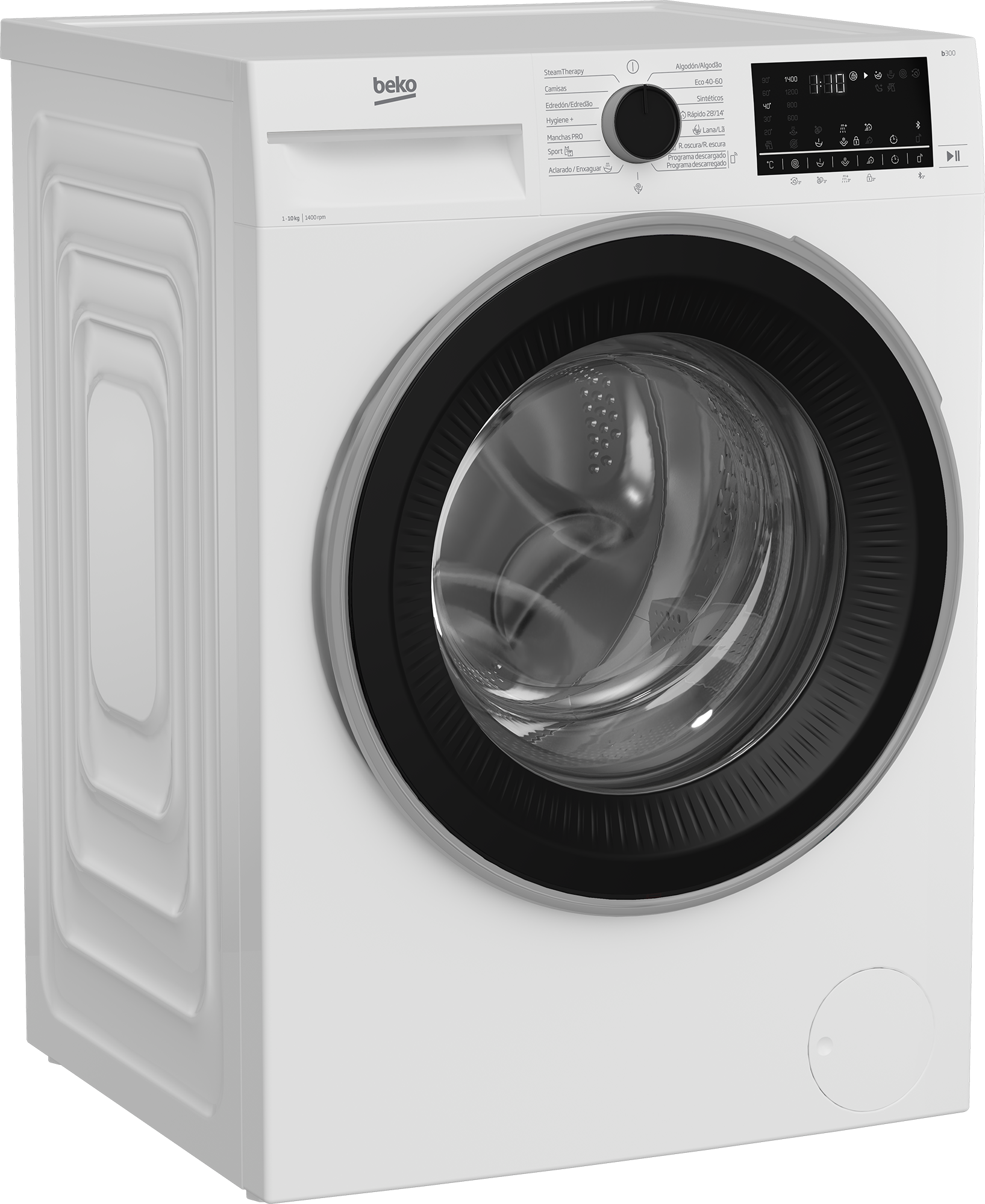 Resultados de búsqueda para: 'Beko B3WFT510415W lavadora Carga frontal 10 kg  1400 RPM A Blanco
