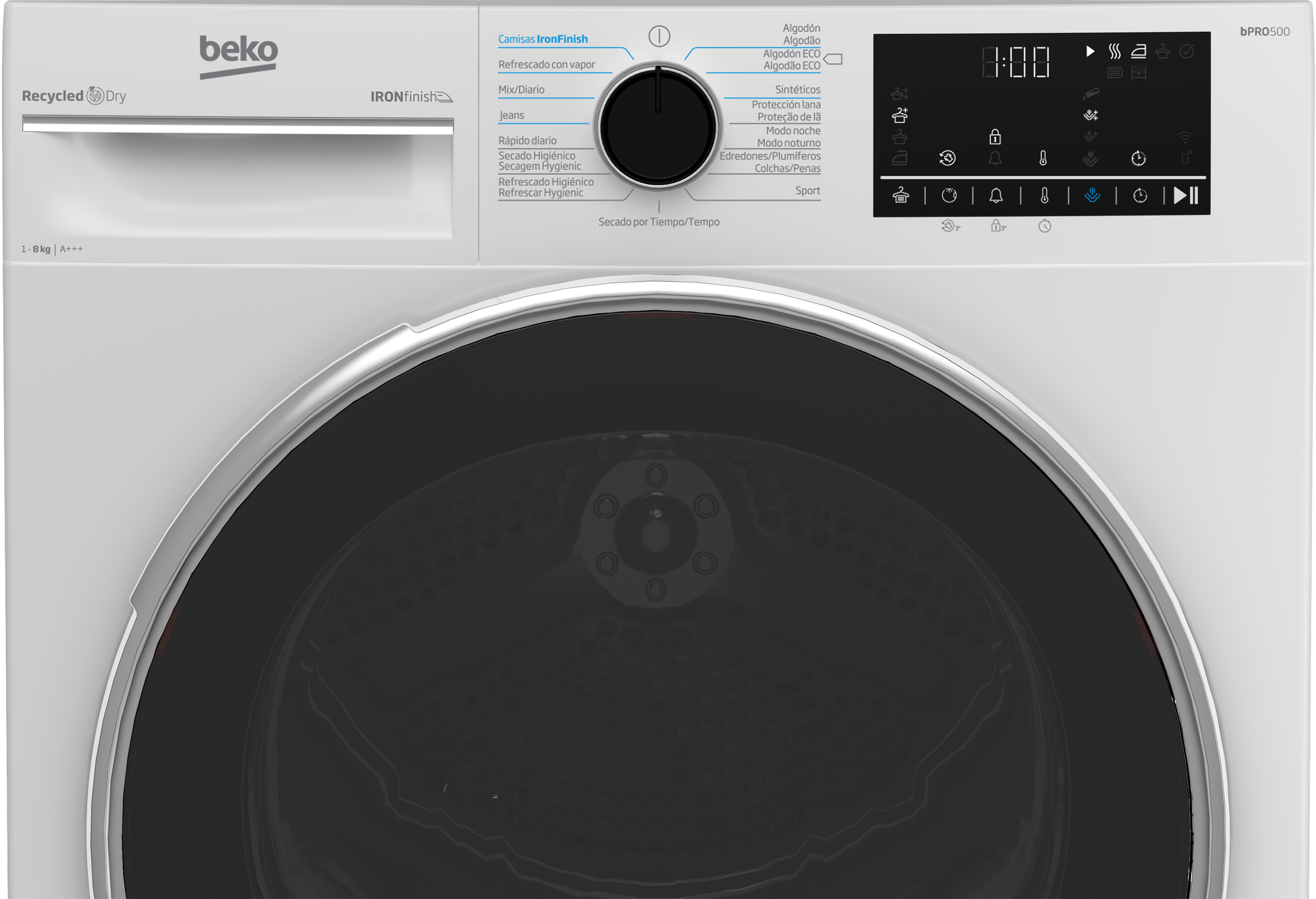 Secadora Condensación - Beko DH 9532 GAO, 9Kg, Bomba de Calor, Eficiencia  A+++, Blanco