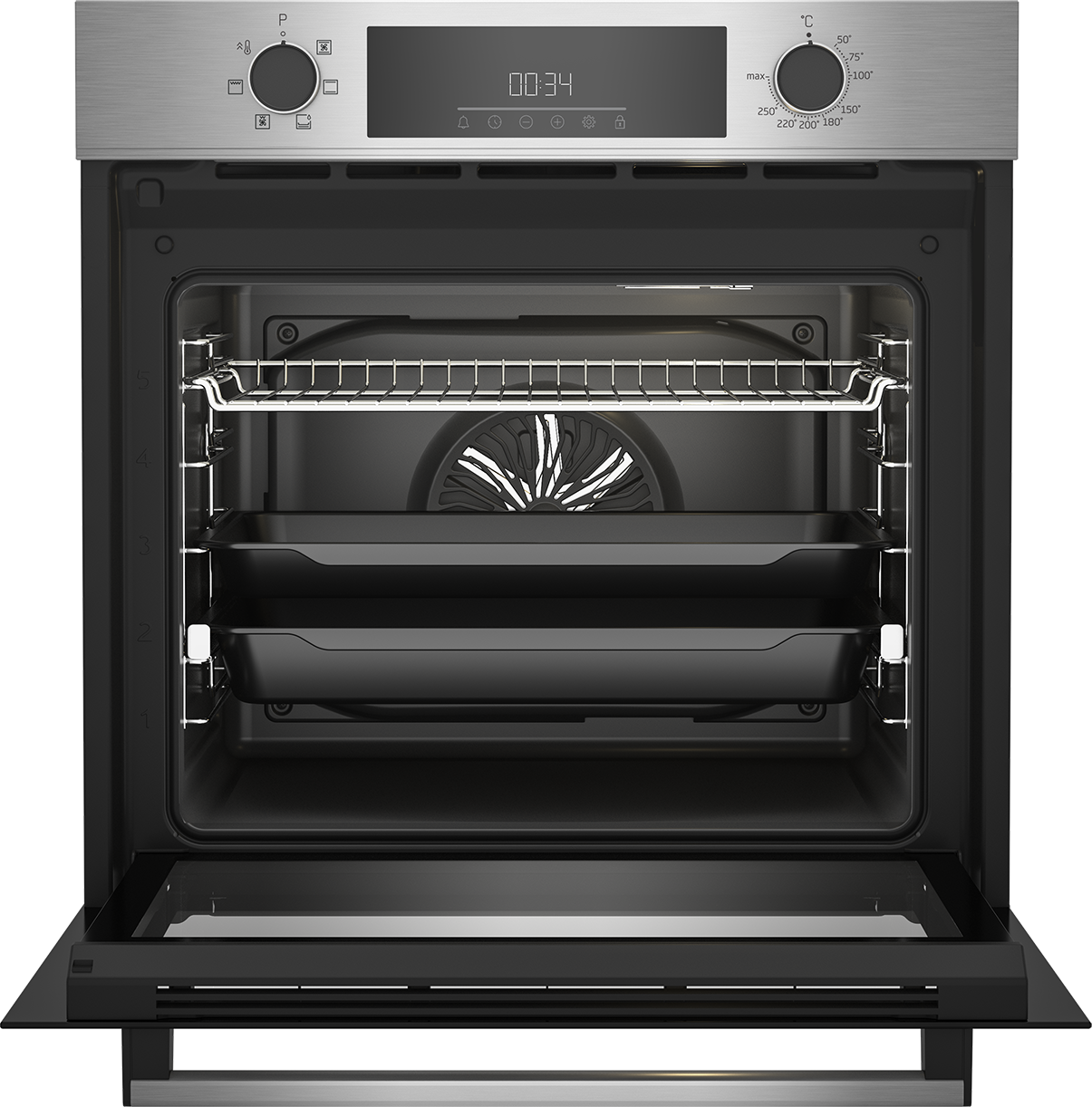 Cocción asistida por ventilador Horno y Inducción Placa Conjunto horno y  placa | BBSE12340XD | BEKO