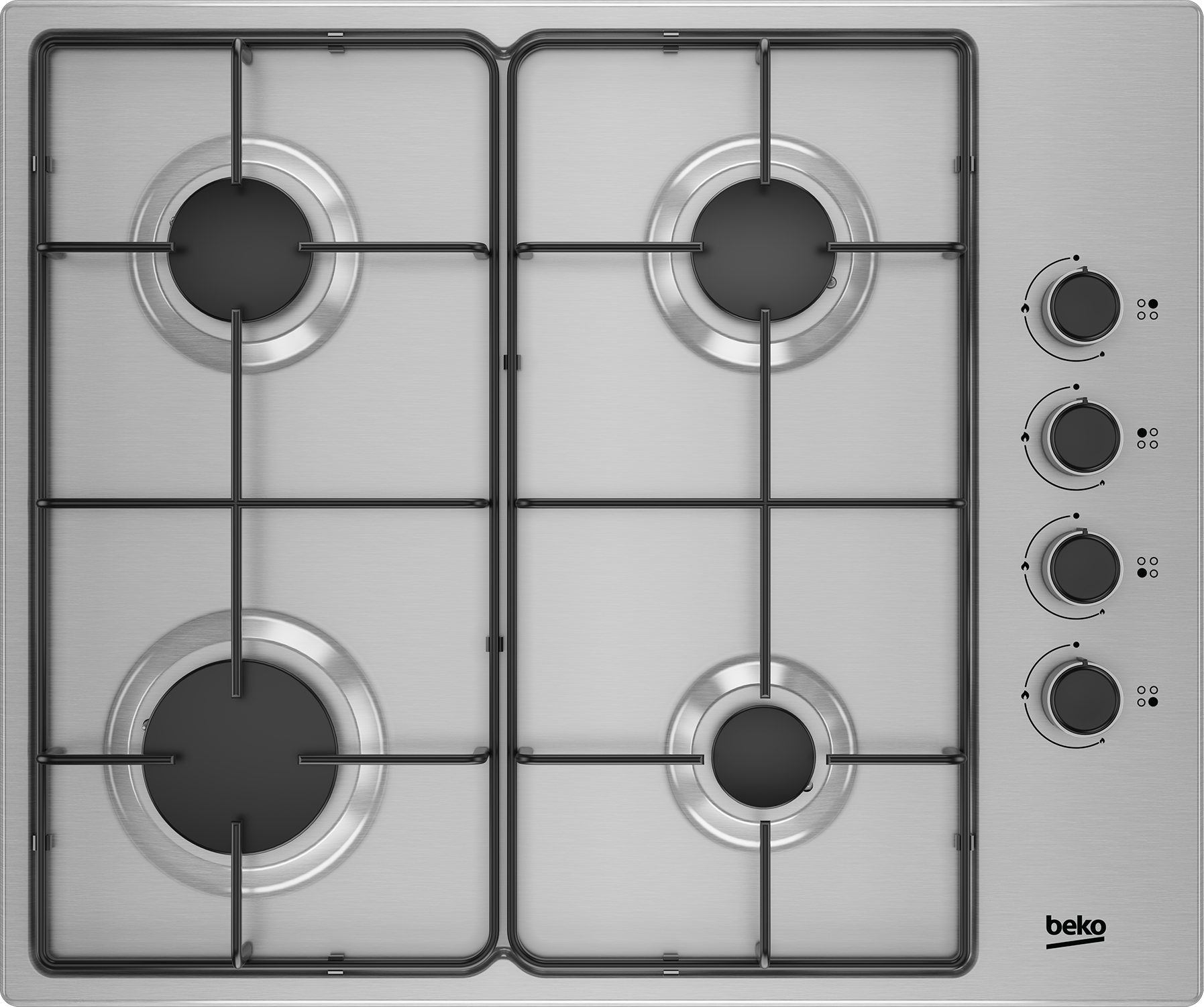 61 Gas Placa ( 4 Fuegos ) | HIGG 64103 SX | BEKO