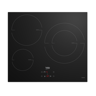 Placa Inducción 3 zonas con Duo de 28cm | HII63402MT | BEKO