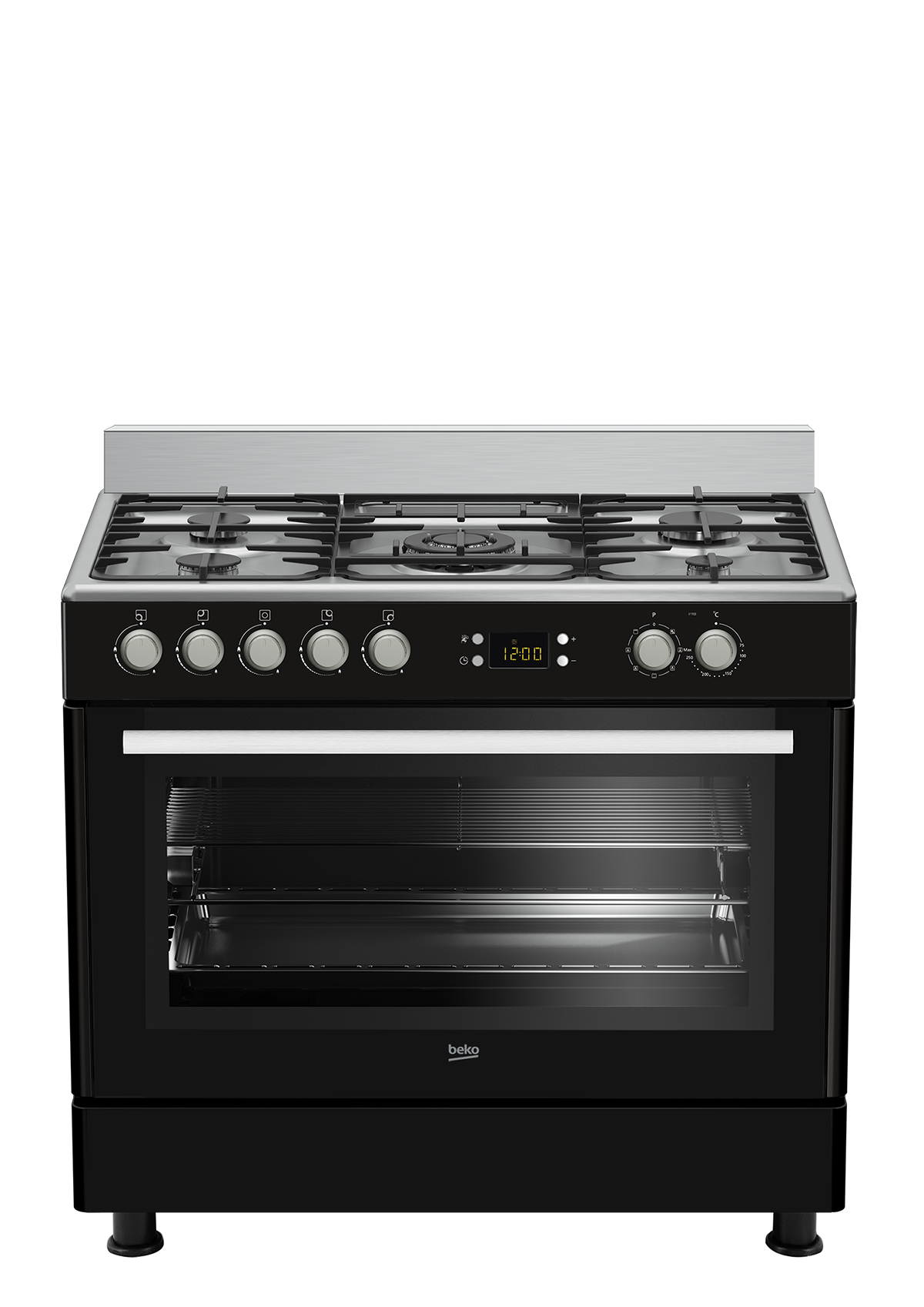 90 cm ancho / 60 cm profundo Multifunción Cocina de libre instalación | GM  15310 DB | BEKO