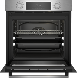 Horno Beko Bbic12100xd Estatico Inox 3 Mandos 4 Funciones 74 Litros 59,5 X  59,4 X 56,7 A (susitituto De Bic22100x)