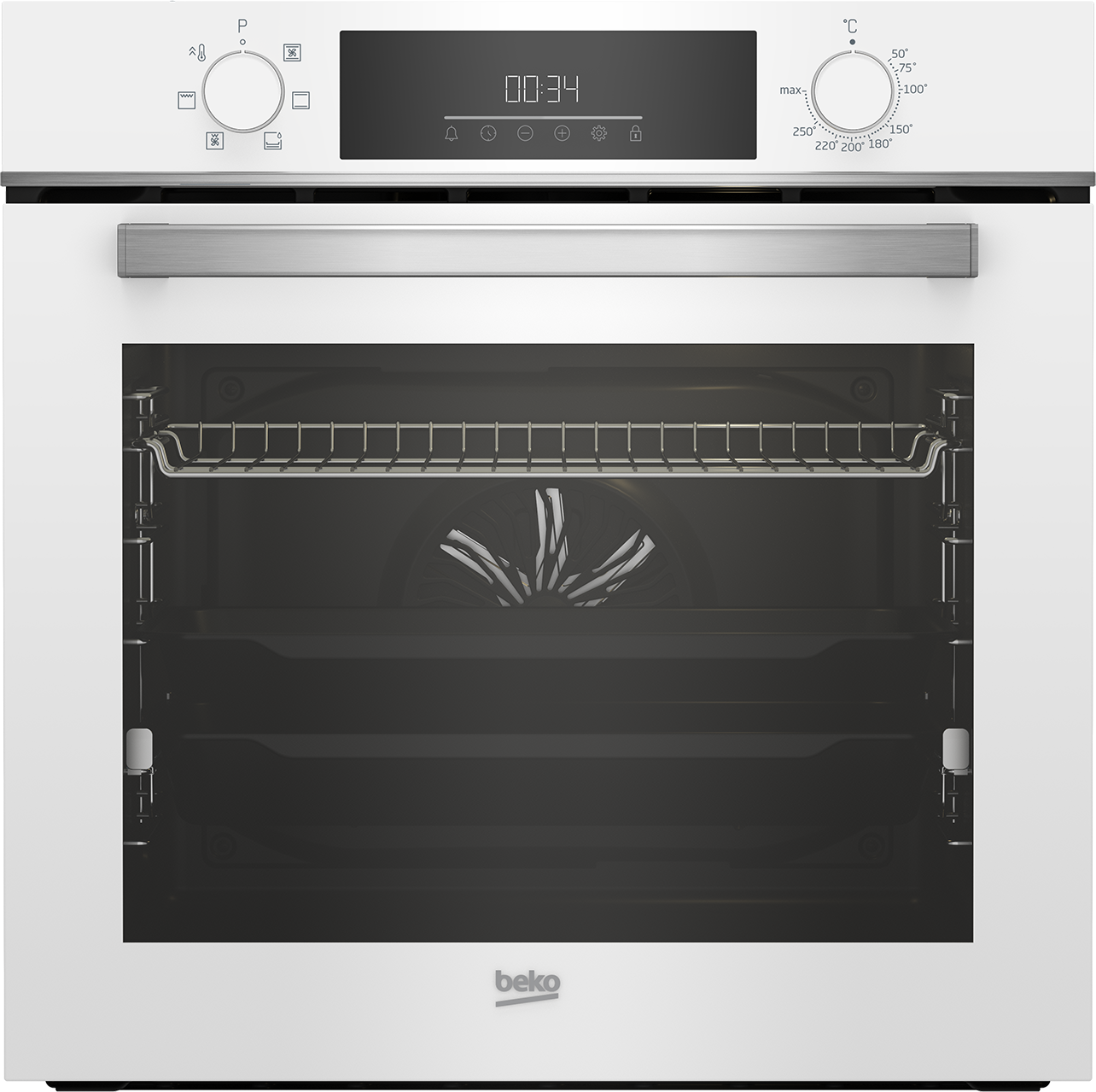 60 cm 72 L Cocción asistida por ventilador Horno | BBIE18300W | BEKO