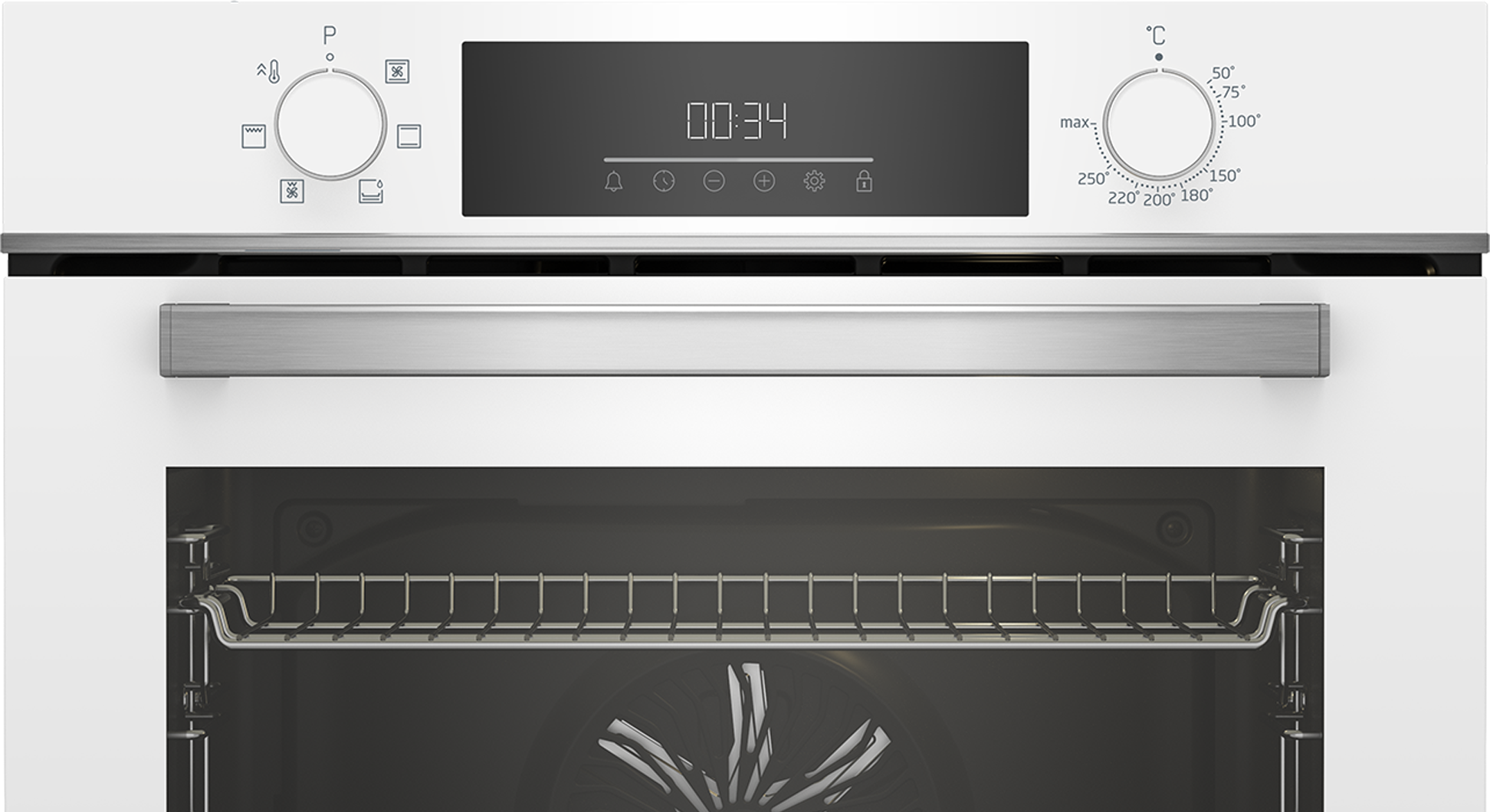 60 cm 72 L Cocción asistida por ventilador Horno | BBIE18300W | BEKO