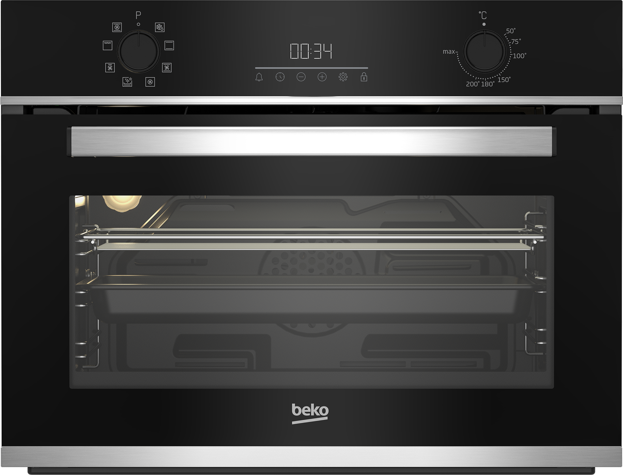 Horno Multifuncion Beko BBIM14300WMS 60cm Clase A ONLINE ▷ OFERTAS HOY