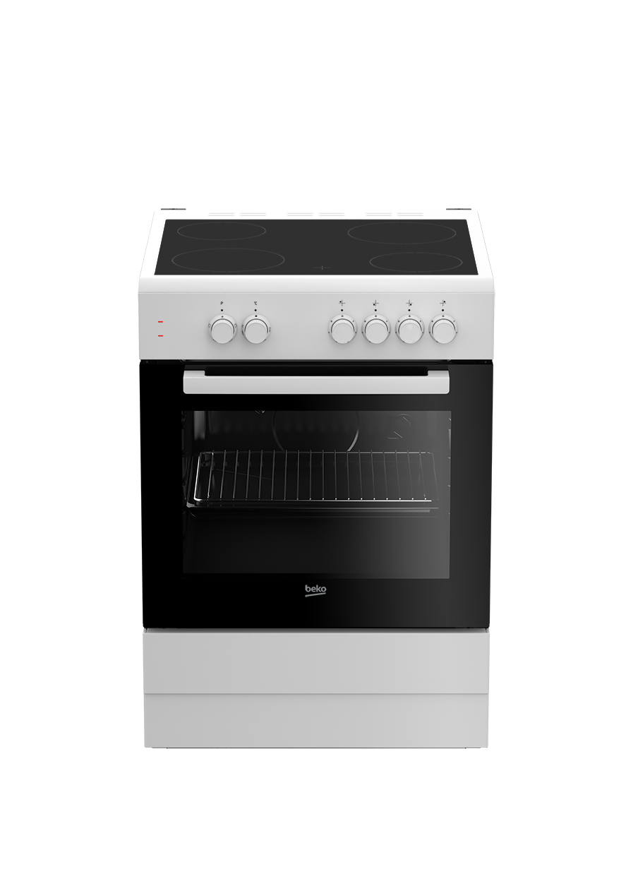 60 cm ancho / 60 cm profundo Convencional Cocina de libre instalación |  FSS67000GW | BEKO