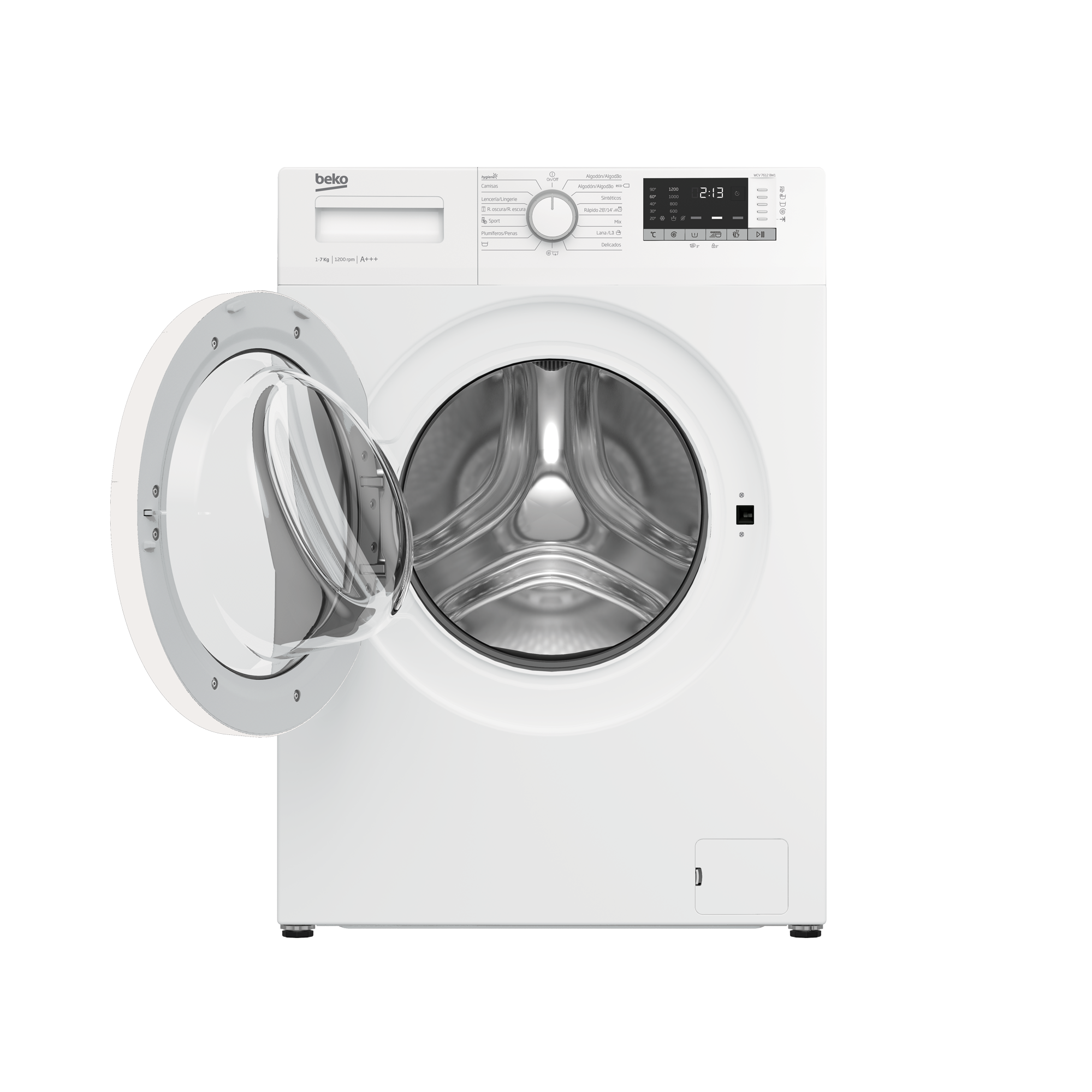 Beko WTE 7611 BWR lavadora Carga frontal 7 kg 1200 RPM Blanco