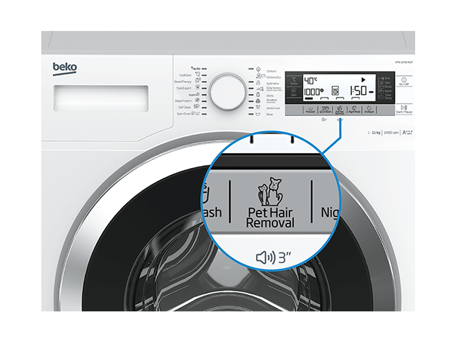 Beko BWUS374S Lavadora cm. 60 - capacidad 7 kg - blanco