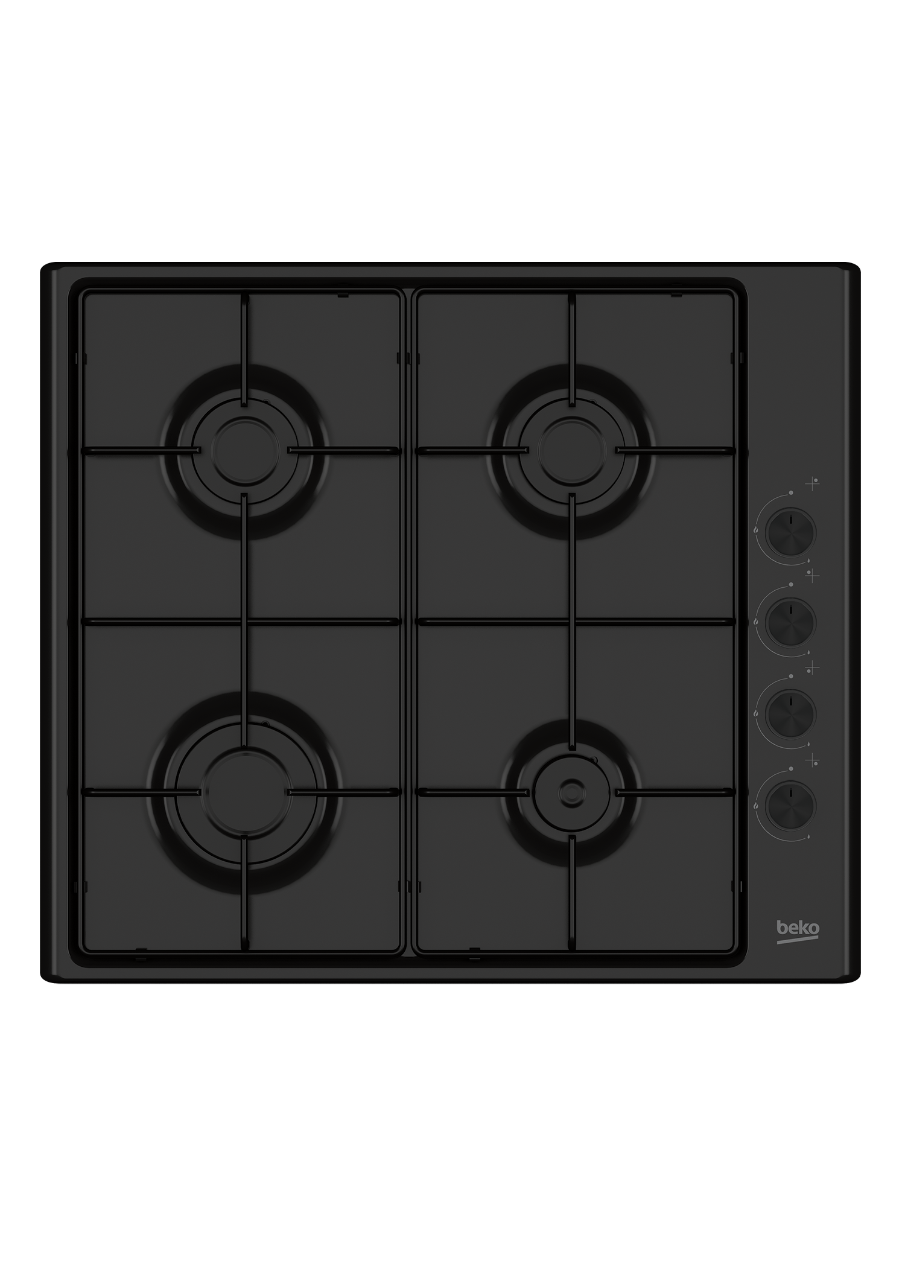 Table de cuisson encastrable (Gaz, 60 cm) | HIZG 64120 B | BEKO