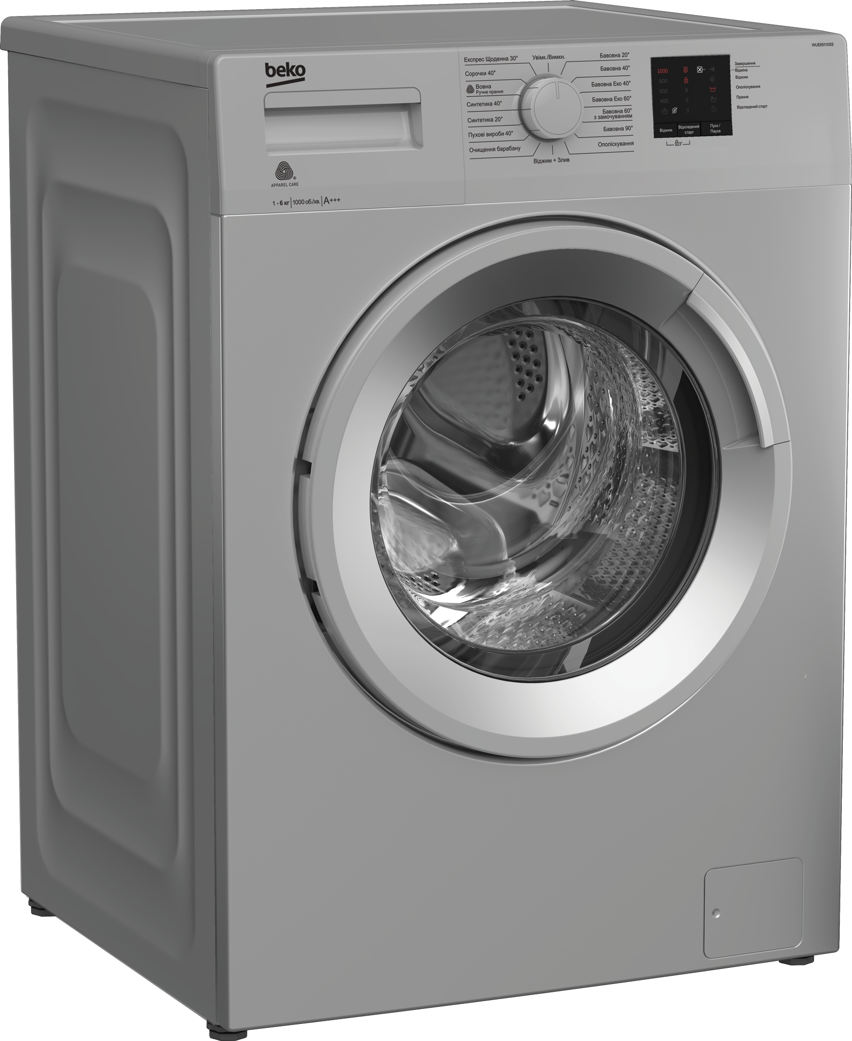6 кг 1000 об/мин Стиральная машина | WUE6511XSS | BEKO
