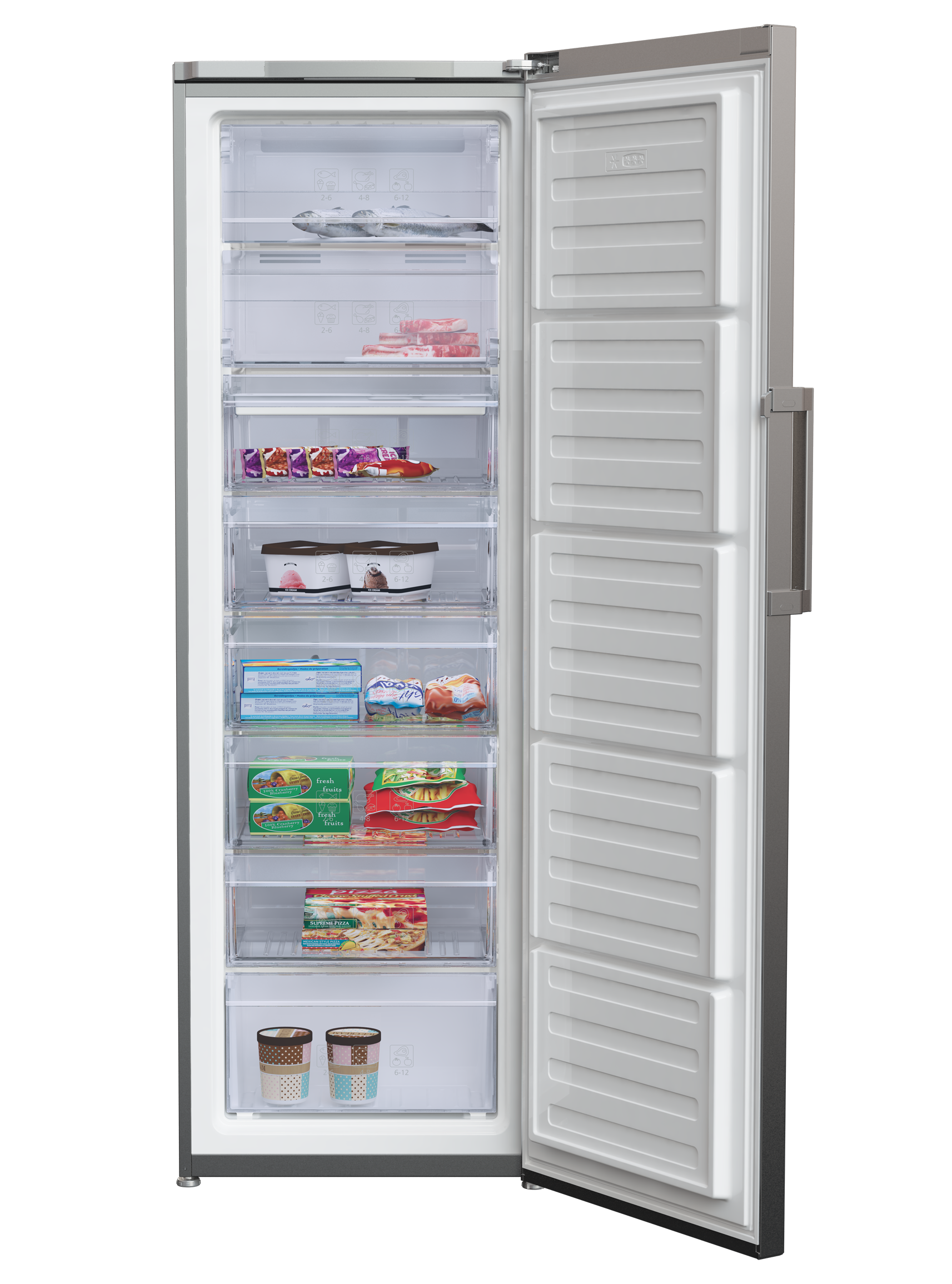 RFNE312E23X Freezer (Upright, 277 L) BEKO