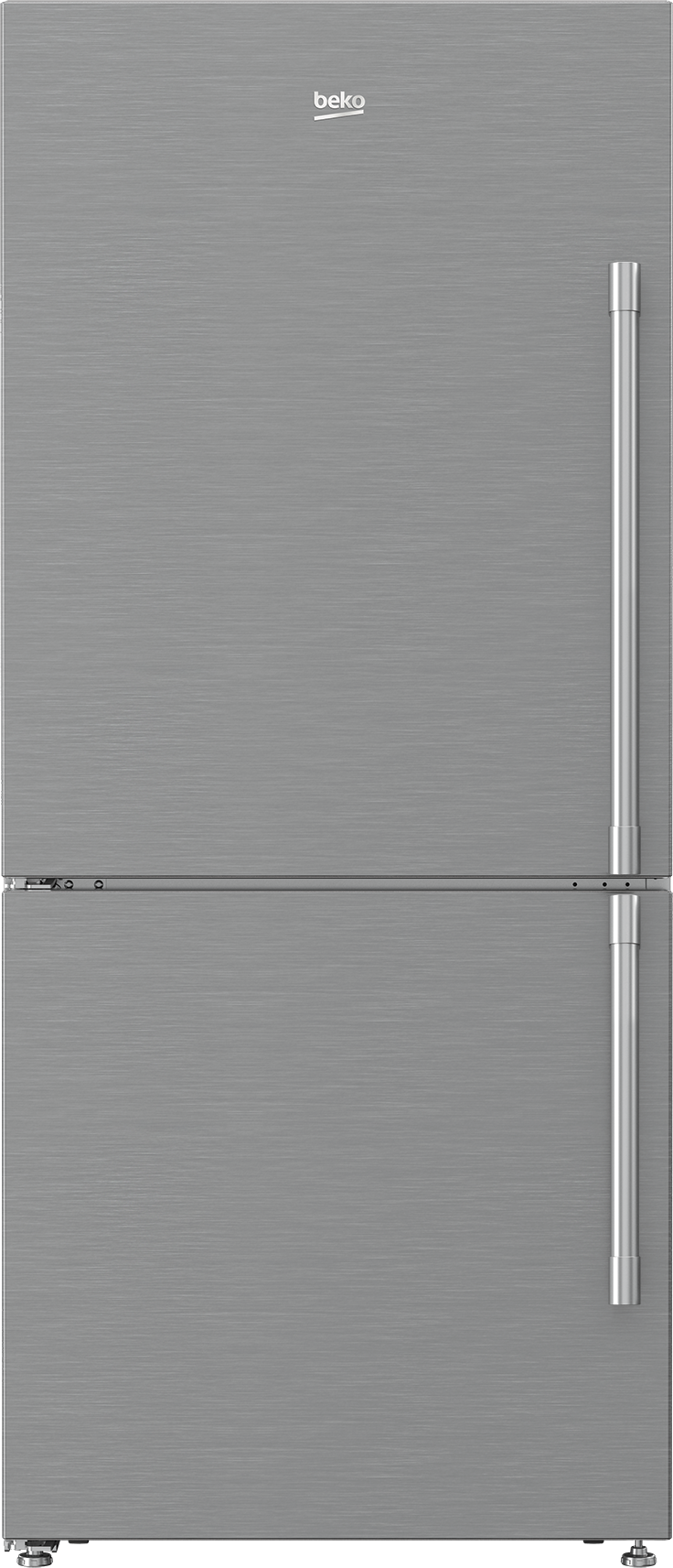 29.133858, Bottom Freezer Refrigerator with BFBF3018SSIML BEKO