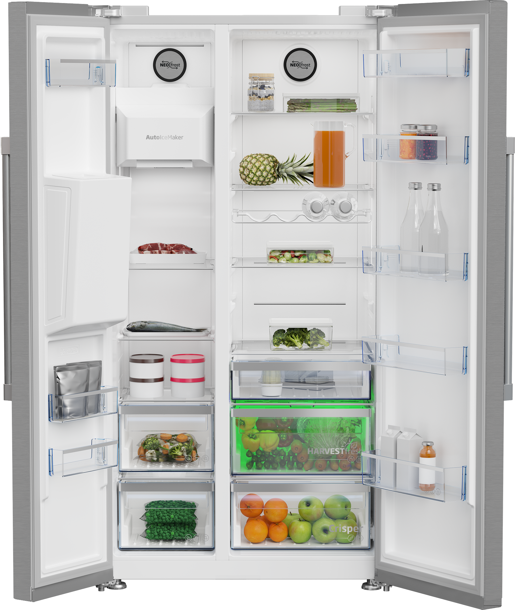 Beko 3582 fridge freezer top