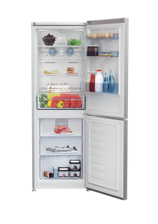 24 Inch Bottom Freezer Silver Refrigerator - BFBF2412SL | BEKO