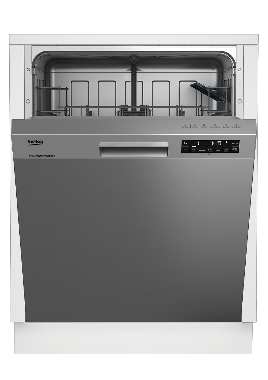 Tall Tub Stainless Dishwasher, 14 place settings, 48 dBA, Top Control