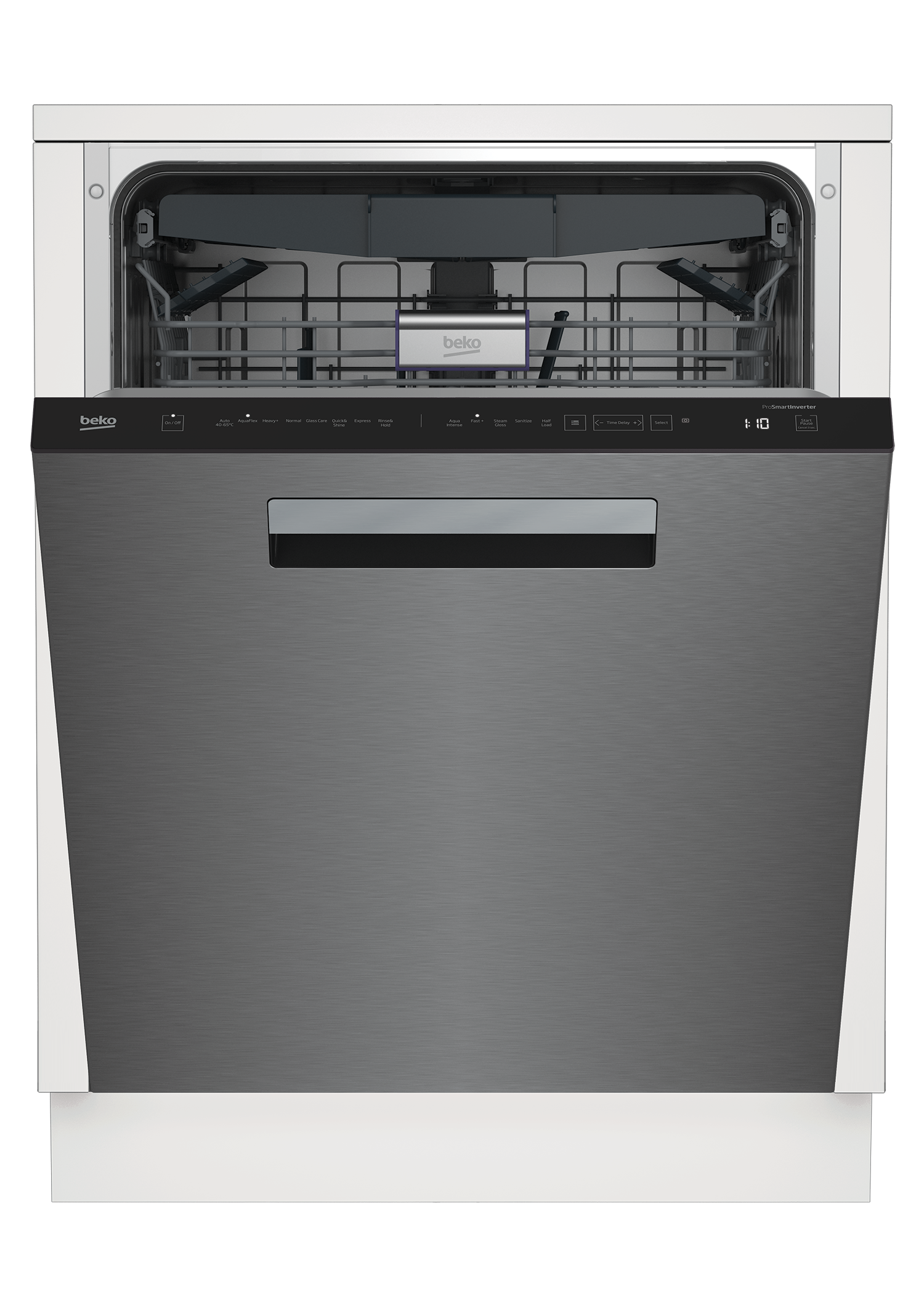 Tall Tub Stainless Dishwasher, 16 place settings, 45 dBa, Top Control