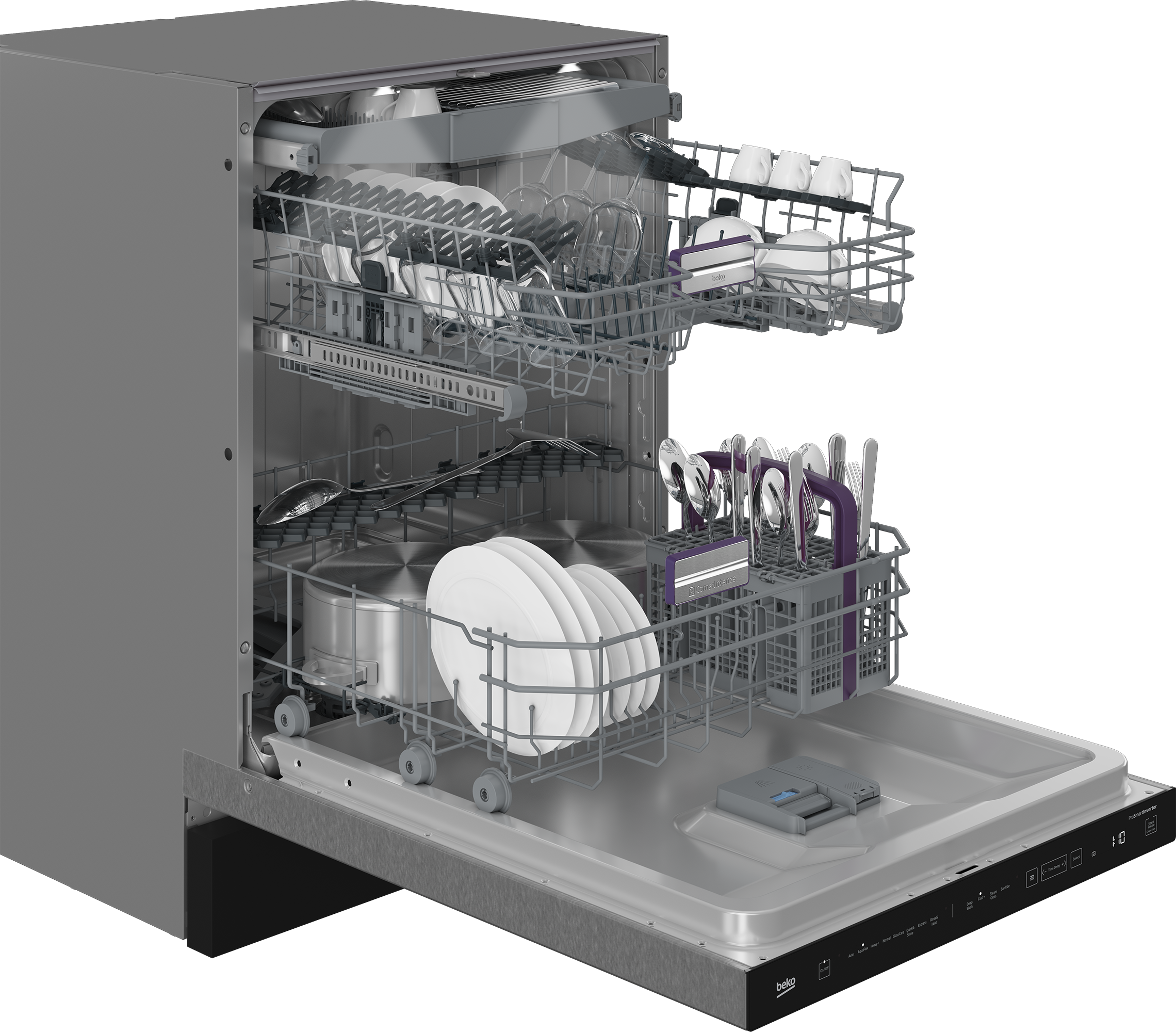 Beko dishwasher remove top rack hot sale