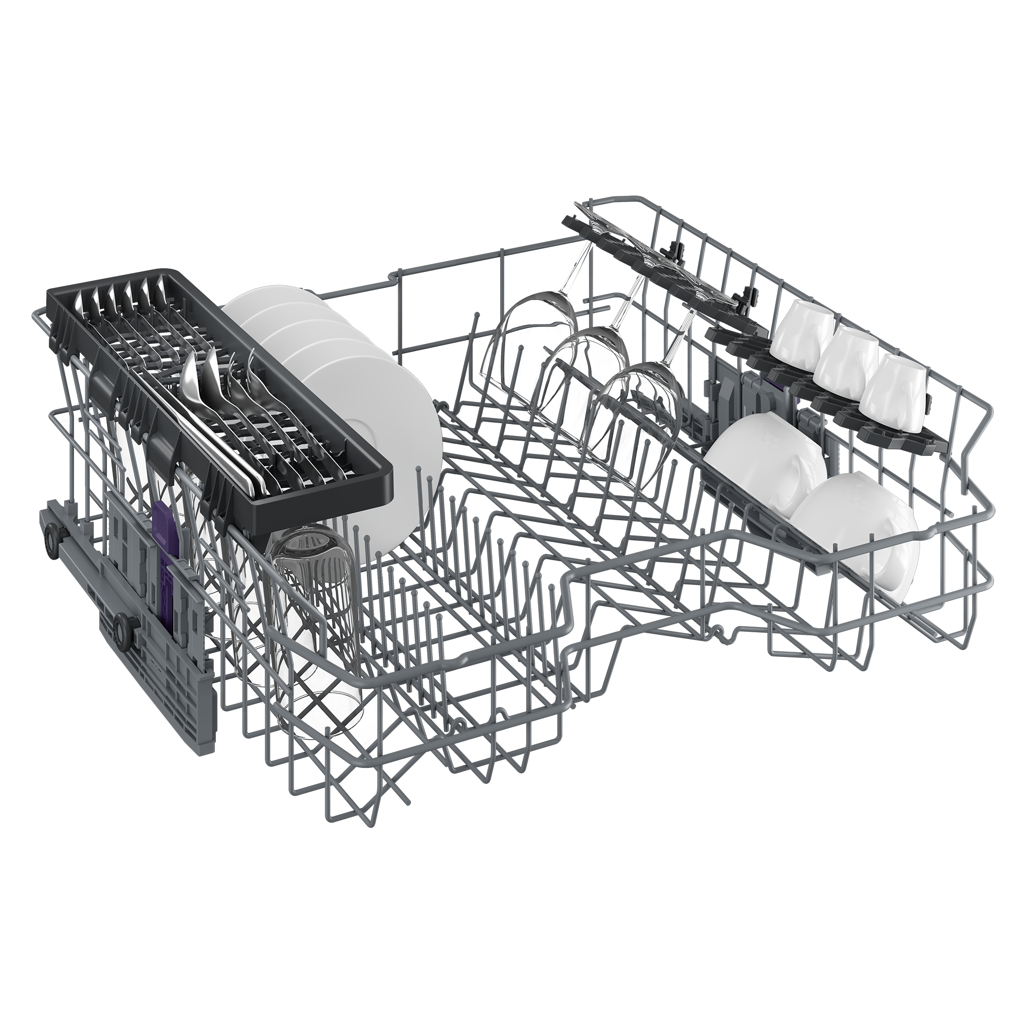 Tall Tub Stainlass Dishwasher, 14 place settings, 48 dBa, Front Control