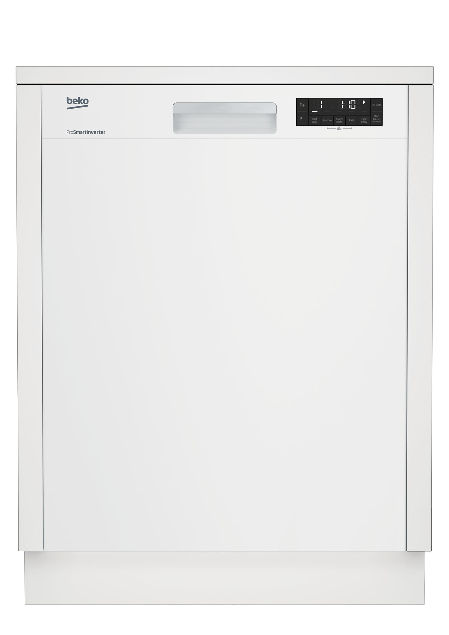 Tall Tub White Dishwasher, 14 place settings, 48 dBa, Front Control