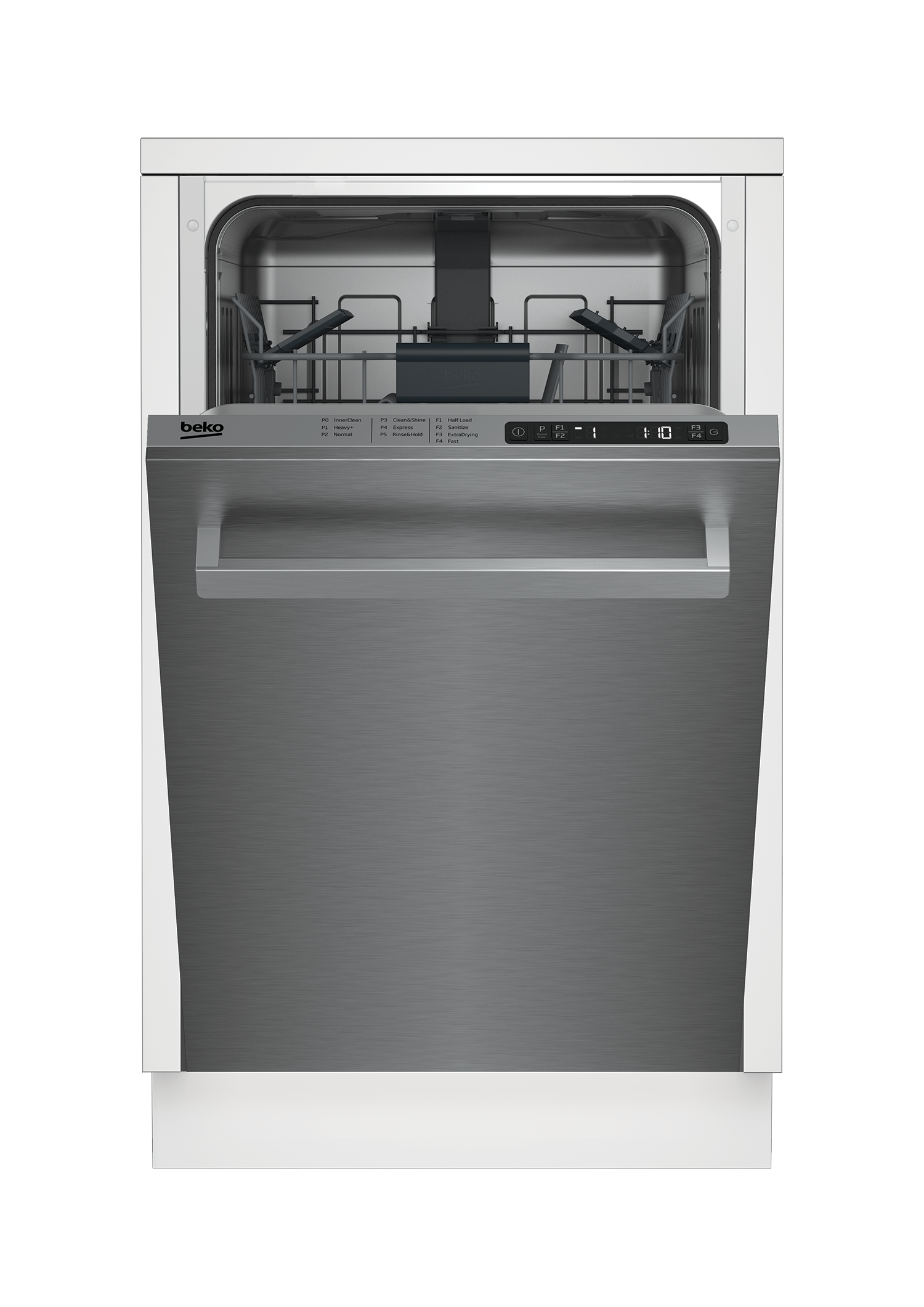 Slim Size Stainless Dishwasher, 8 place settings, 48 dBa, Top Control