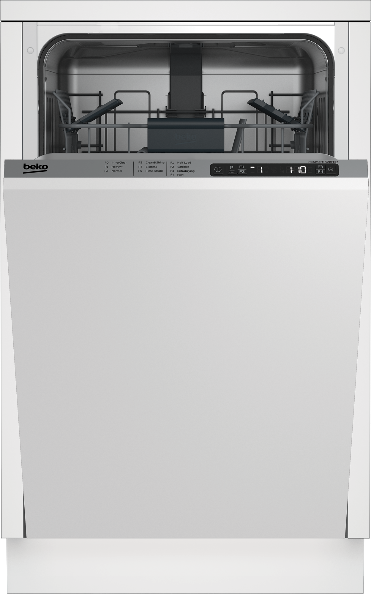 Slim Size Dishwasher, 8 place settings, 48 dBa, Fully Integrated Panel