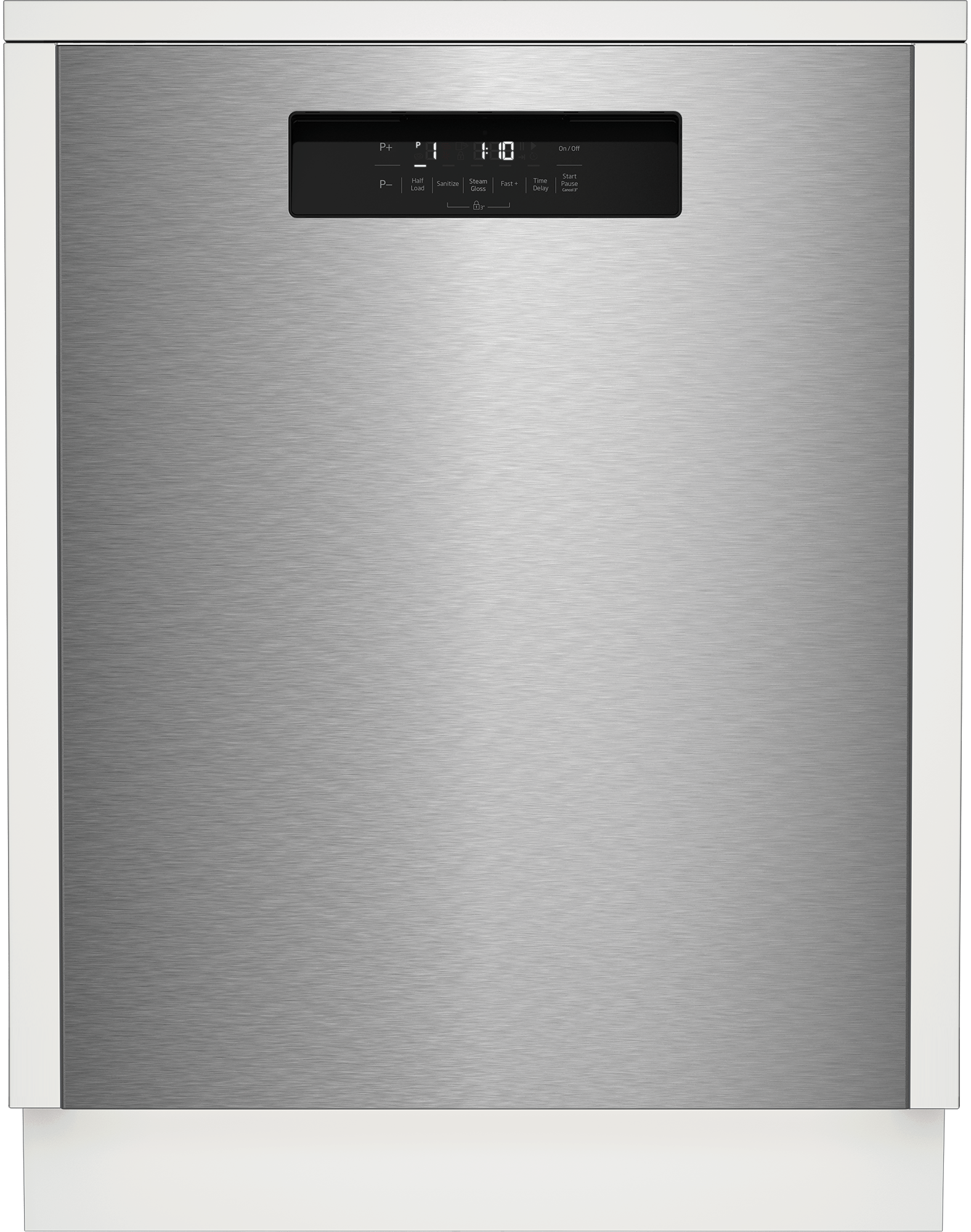 Tall Tub Stainless Dishwasher, 15 place settings, 45 dBa, Front Control