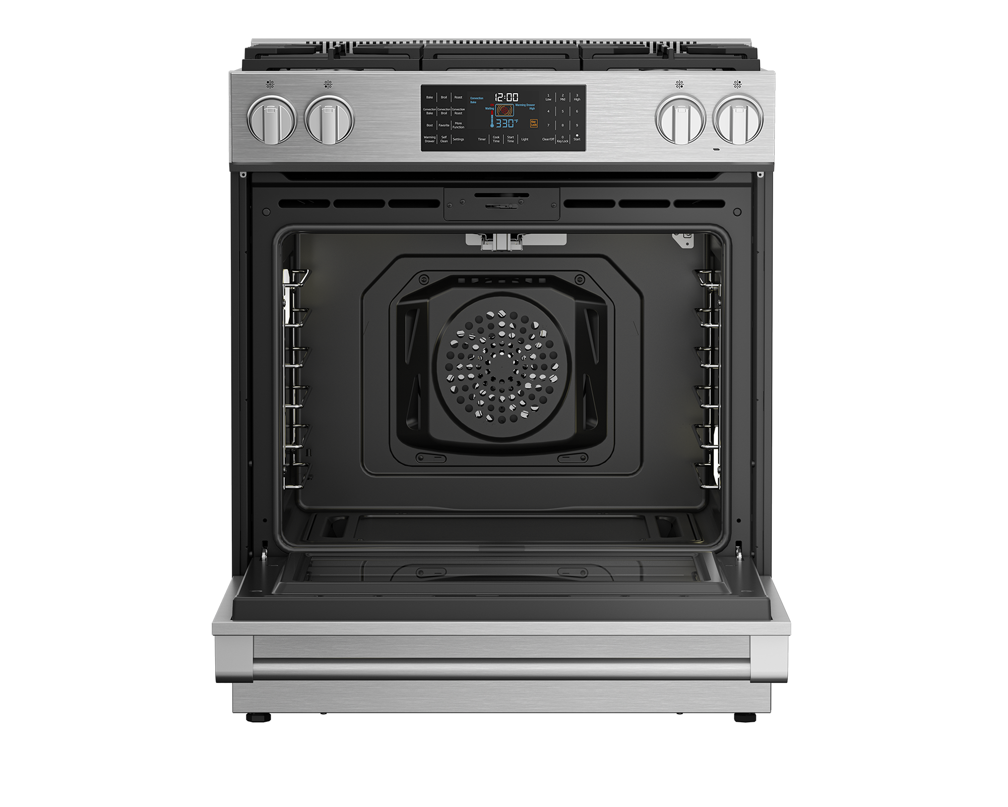 SLGR30432SS 29.80315 SlideIn Range BEKO