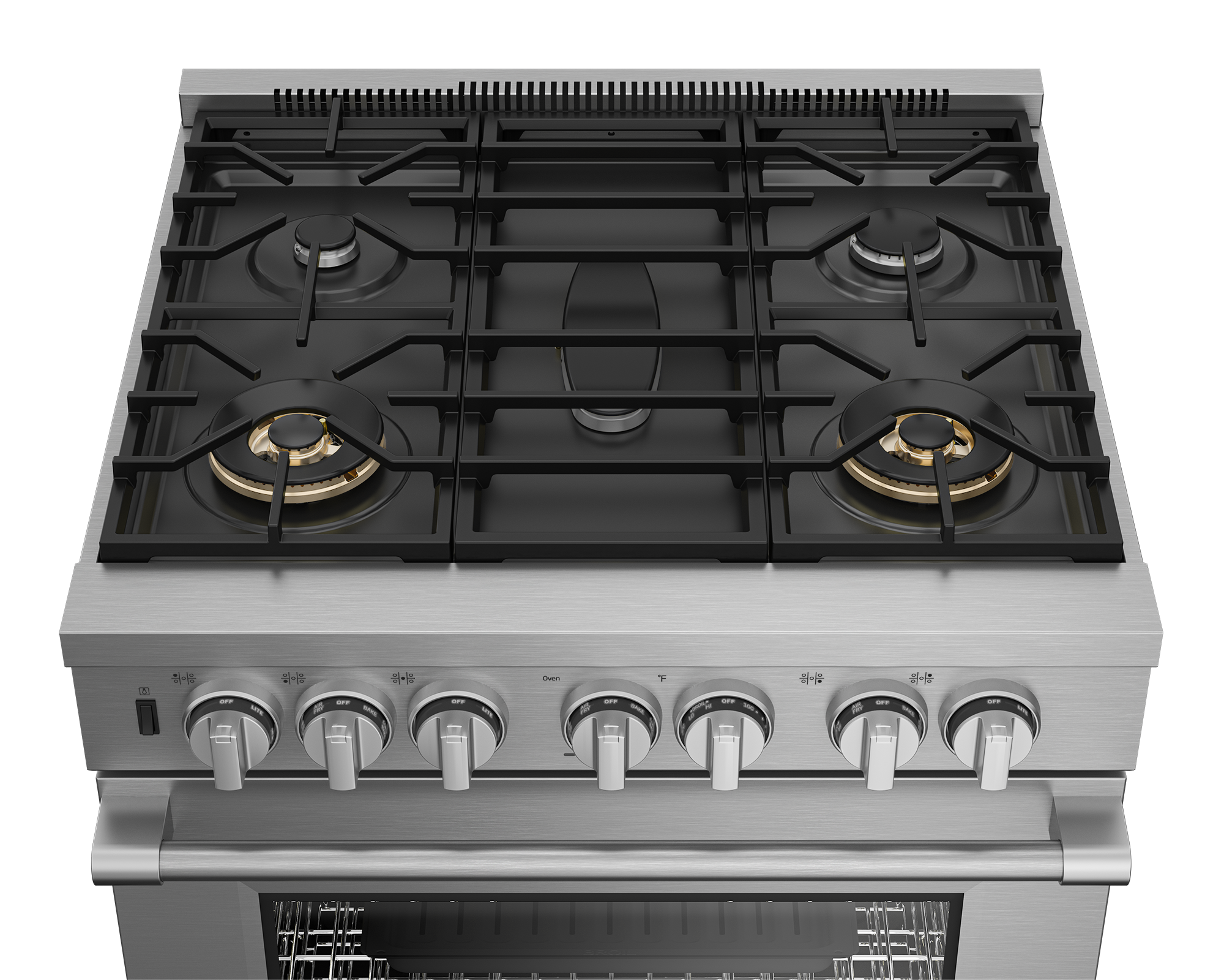Beko gas range cooker top