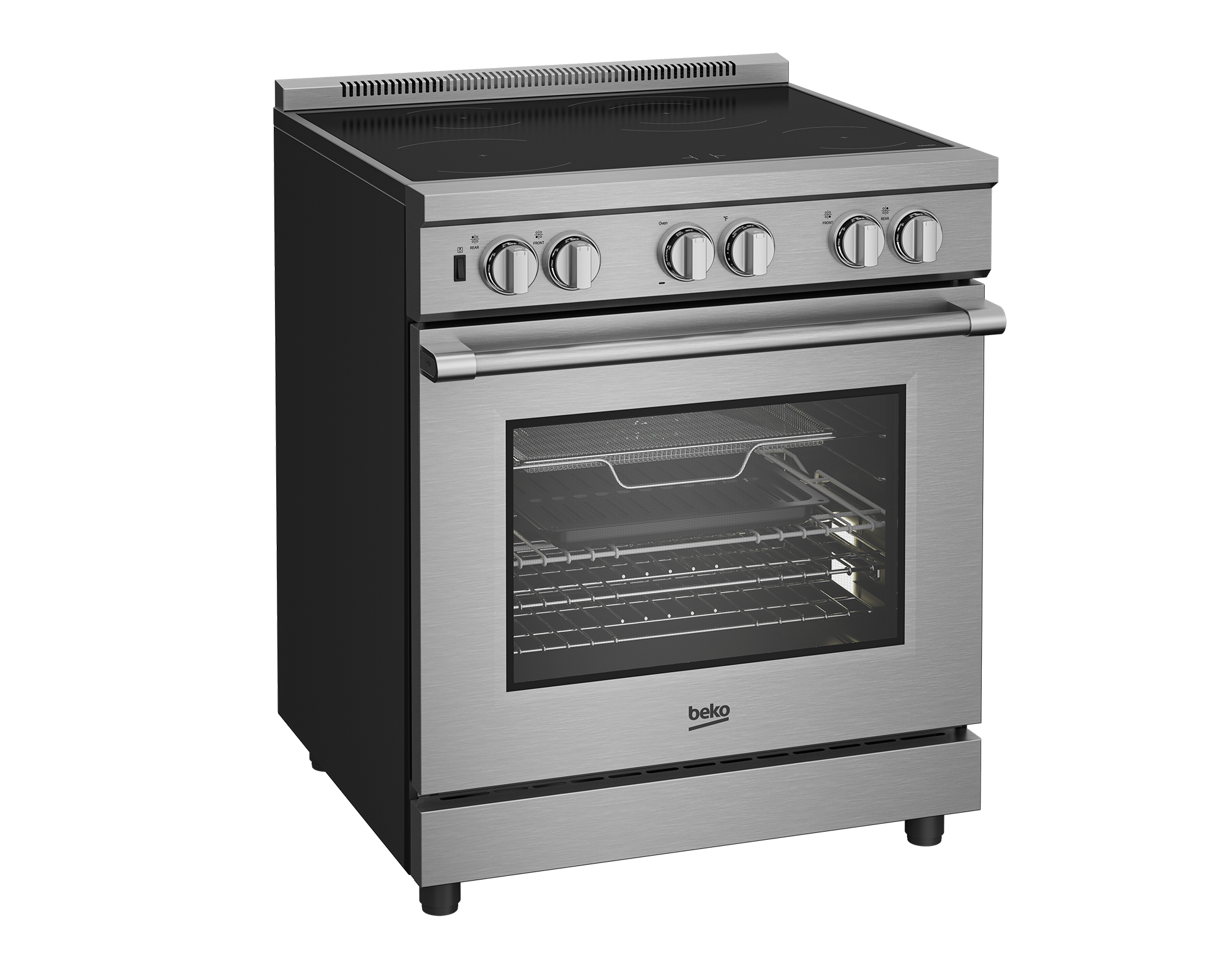 PRIR34452SS, 30 Stainless Steel Pro-Style Induction Range