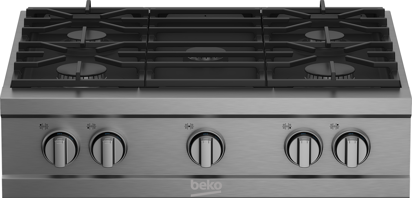 30" Stainless Steel ProStyle Builtin Gas Range Top PRGRT30500SS BEKO