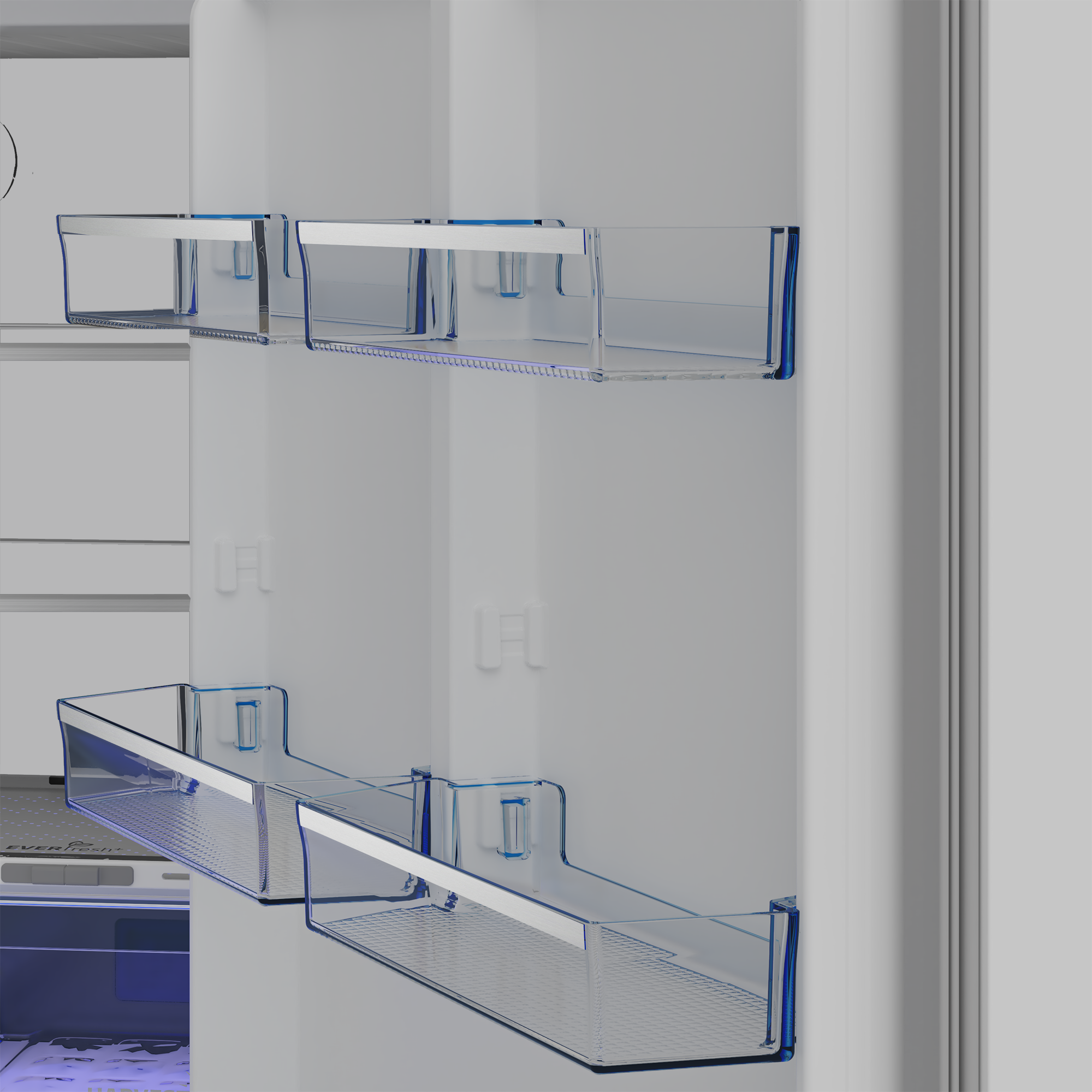 BFBF30116WHIM 29.763779, Bottom Freezer Refrigerator with BEKO